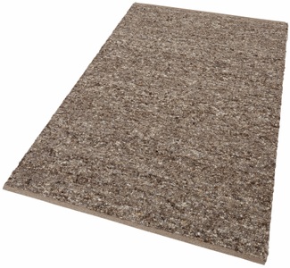 Theko®die Markenteppiche, Wollteppich Filippo Theko®die Markenteppiche Braun, THEKO Wollteppich »Allgäu Super«, rechteckig, 10 mm Höhe, Handweb Teppich, reine Schurwolle, handgewebt