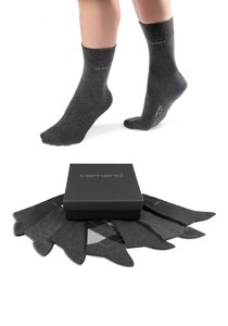 Camano, Camano Funktionssocken, (7er Pack), mit langer Form, Camano Funktionssocken »ca-soft«, (7er Pack), mit langer Form