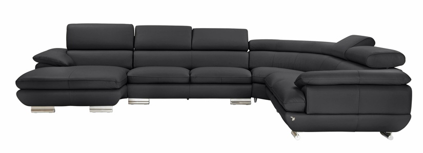 CALIA ITALIA, CALIA ITALIA Wohnlandschaft »Magic«, in 2 Lederqualitäten, CALIA ITALIA Wohnlandschaft »Magic, italienisches Sofa zum Träumen, erstklassiger Sitzkomfort«, verstellbaren Kopfstützen zum Relaxen, in 2 Lederqualitäten, U-Form