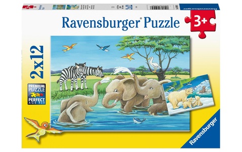Ravensburger Verlag, Tierkinder aus aller Welt, Ravensburger Puzzle »Tierkinder aus aller Welt«, (24 tlg.)