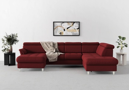 sit&more Wohnlandschaft, inklusive Kopfteilverstellung, wahlweise mit Bettfunktion und Bettkasten