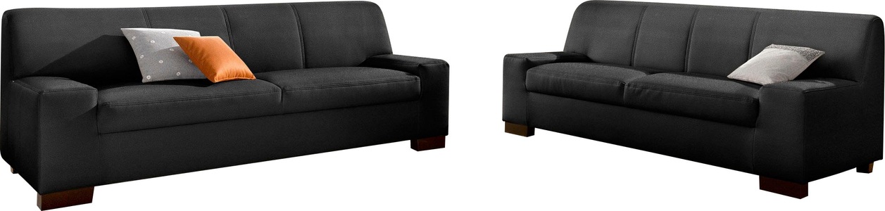 DOMO collection, DOMO collection Sitzgruppe (Set, 2-tlg), DOMO collection Polstergarnitur »Norma Top«, (Set), bestehend aus einem 2-Sitzer und einem 3-Sitzer