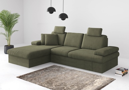 sit&more Ecksofa »Moreno«, mit Armteilverstellung,wahlweise mit Bettfunktion