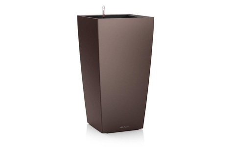 Lechuza, Lechuza - 3er-Set Blumenkästen mit Integriertem Bewässerungssystem Cubico Premium 22 - Dunkelbeige, Lechuza Pflanzentopf Cubico Premium 22 Braun