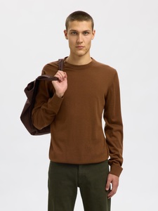 SELECTED HOMME Strickpullover »SLHTRAY LS KNIT MERINO CREW NECK NOOS«