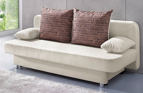 COLLECTION AB, COLLECTION AB Schlafsofa, COLLECTION AB Schlafsofa »ULLA inkl. Bettfunktion und Bettkasten«, Schlafsofa,Bettfunktion,Bettkasten,inkl. Rückenkissen,Armlehnekissen