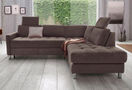 SIT&MORE, sit&more Ecksofa, sit&more Ecksofa »Pablo L-Form«, wahlweise mit Bettfunktion
