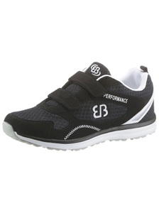 Brütting, Brütting Klettschuh mit rutschhemmender CME-Laufsohle, Brütting Joggingschuh Performance V (Grösse: 37) schwarz