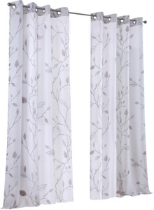 Kutti, Kutti Vorhang »Bonnie«, (1 St.), bedruckt, Ösenaufhängung, Kutti Vorhang »Bonnie«, (1 St.), Gardine, halbtransparent, bedruckt, Polyester