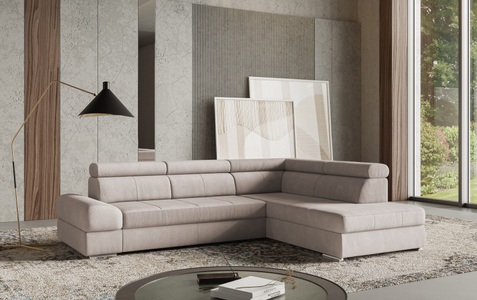 sit&more Ecksofa »Broadway L-Form«, mit verstellbaren Kopfteilen, wahlweise mit Bettfunktion