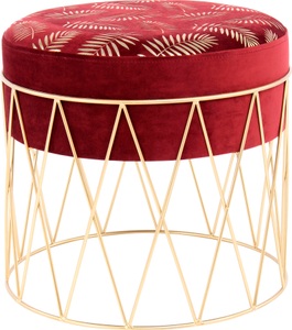 Kayoom, Kayoom Sitzhocker »Cleopatra 225«, Kayoom Sitzhocker »Hocker Cleopatra 225, samtweich, dekorativ, orientalisches Design«, (1 St.), samtweich, dekorativ, orientalisches Design
