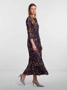 Y.A.S Hemdblusenkleid »YASSAVANNA LONG SHIRT DRESS« Sommerkleid, mit 3/4 Ärmel