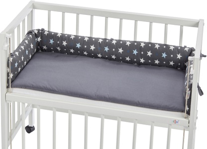 tiSsi, tiSsi ® Nestchen Sterne grau, tiSsi® Bettnestchen, Made in Europe