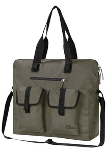 Jack Wolfskin, Jack Wolfskin Umhängetasche Traveltopia Shopper 26 one size braun dusty olive, Jack Wolfskin Traveltopia Shopper 26 One Size dusty olive dusty olive
