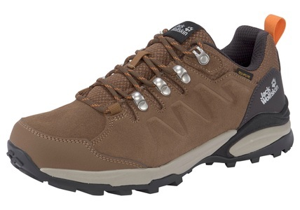 Jack Wolfskin, Jack Wolfskin Wasserdichte Frauen Wanderschuhe aus Leder Refugio Texapore Low Women 39 braun brown / apricot, Jack Wolfskin Wasserdichte Wanderschuhe Damen Refugio Texapore Low Women 39 brown / apricot brown / apricot