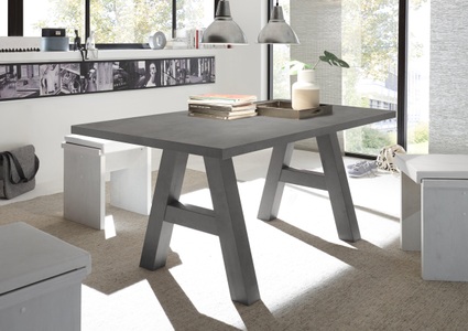 undefined, Esstisch, Mäusbacher Esstisch »Mister TOPSELLER!«, (OTTOs Choice), mit Auszug (160-210 cm), Gestell in A-Form