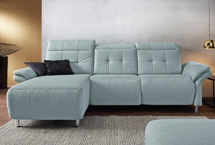 PLACES OF STYLE, Places of Style Ecksofa »Manhattan«, 2 Sitze mit elektrischer Relaxfunktion, verstellbare Armlehnen, Home affaire Ecksofa »Manhattan L-Form« 2 Sitze mit elektrischer Relaxfunktion, verstellbare Armlehnen