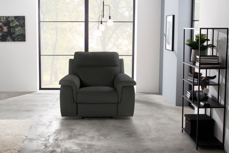 Nicoletti Home, Nicoletti Home Sessel »Alan«, inklusive Fussstütze, wahlweise mit Relaxfunktion, Breite 115 cm, Nicoletti Home Sessel »Alan«, inklusive Fussstütze, wahlweise mit Relaxfunktion, Breite 115 cm
