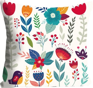 queence Dekokissen »Lottie«, (1 St.), mit bunten Blümchen