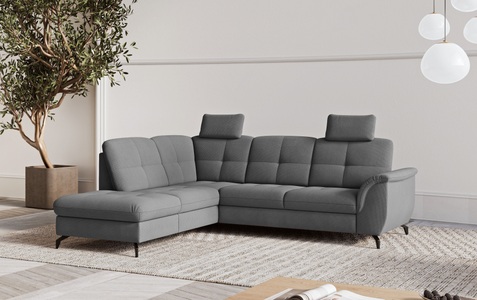 sit&more Ecksofa »Zora L-Form«, wahlweise mit Bettfunktion und Bettkasten