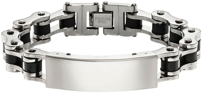 Bruno Banani, Bruno Banani Edelstahlarmband »Schmuck Geschenk Armband Fahrradkette bicolor, B4088B/20/00/21«, Bruno Banani Edelstahlarmband »Schmuck Geschenk Armband Fahrradkette bicolor, B4088B/20/00/21«