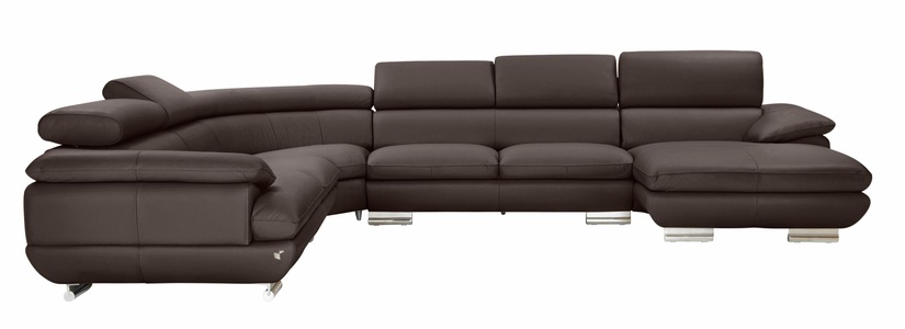 CALIA ITALIA, CALIA ITALIA Wohnlandschaft »Magic«, in 2 Lederqualitäten, CALIA ITALIA Wohnlandschaft »Magic, italienisches Sofa zum Träumen, erstklassiger Sitzkomfort«, verstellbaren Kopfstützen zum Relaxen, in 2 Lederqualitäten, U-Form