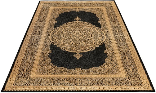 Obsession, Obsession Teppich »My Palace of Obsession 160«, rechteckig, 10 mm Höhe, Kurzflor, Orient-Optik, besonders hohe Knotendichte, Obermaterial: 85% Viskose, ideal im Wohnzimmer & Schlafzimmer, Obsession Teppich »My Palace of Obsession 160«, rechteckig, 10 mm Höhe, Orient-Optik, besonders hohe Knotendichte, Material: 85% Viskose