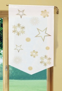 HOME WOHNIDEEN, HOME WOHNIDEEN Vorhang »STARIO«, Fensterbehang Voile digital bedruckt, HOME WOHNIDEEN Vorhang »STARIO«, (1 St.), Fensterbehang Voile digital bedruckt