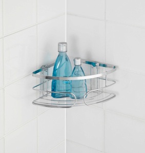 Wenko, WENKO Eckablage PREMIUM, Wenko Eckablage Premium-Gross | 10 × 26.5 × 19 cm