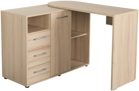 VOGL Möbelfabrik Schreibtisch, schwenkbare Tischplatte, platzsparend, Made in Germany