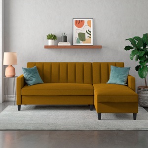 Dorel Home, Dorel Home Ecksofa mit Schlafffunktion, Recamiere mit Stauraum beidseitig montierbar, Rückenlehne 2-teilig und 3-fach verstellbar, Dorel Home Ecksofa »Celine, L-Form,« mit Bett-Funktion und Stauraum. Recamiere beidseitig montierbar