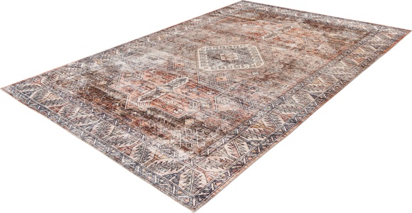 InStyle by Kayoom, InStyle by Kayoom Teppich »Ilian 600«, rechteckig, 11 mm Höhe, Kayoom Teppich »Ilian 600«, rechteckig, 11 mm Höhe, weicher gedruckter Kurzflor, Vintage Design, Wohnzimmer