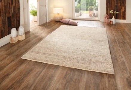 THEKO EXKLUSIV, Wollteppich, »Janne«, Theko Exklusiv, rechteckig, Höhe 14 mm, handgetuftet, THEKO Wollteppich »Janne, Berber Teppich, Wolle, meliert, handgearbeitet«, rechteckig, 20 mm Höhe, handgetuftet, Wohnzimmer, Schlafzimmer, Esszimmer