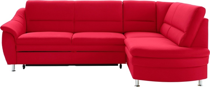 SIT&MORE, sit&more Ecksofa, sit&more Ecksofa »Cardoso L-Form«, mit Federkern, wahlweise mit Bettfunktion und Schubkasten