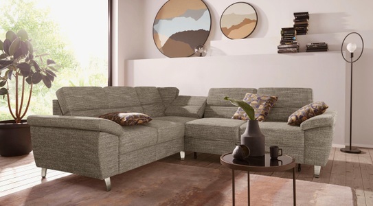 SIT&MORE, sit&more Ecksofa, sit&more Ecksofa »Sorano L-Form«, wahlweise mit Bett- und Relaxfunktion, inkl. Bettkasten