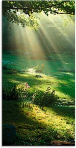 Artland Glasbild »Lichtkegel«