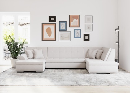DOMO collection Wohnlandschaft »Treviso«, wahlweise mit Bettfunktion