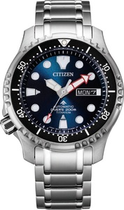 Citizen, Citizen Taucheruhr »Promaster Automatik Titan Diver, NY0100-50ME«, Citizen Automatikuhr »Promaster Automatik Titan Diver, NY0100-50ME«, Armbanduhr, Herrenuhr, Damenuhr, Taucheruhr, bis 20 bar wasserdicht