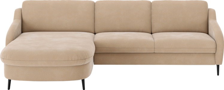 sit&more Ecksofa »Soul L-Form«, wahlweise mit Bettfunktion und Bettkasten oder Schubkasten