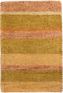 MorgenLand, morgenland Wollteppich »Gabbeh Teppich handgeknüpft grün«, rechteckig, 18 mm Höhe, handgeknüpft, 