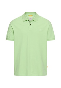 camel active Poloshirt normale Passform, Polokragen, 2-Knopf-Form, mit Logo-Stickerei