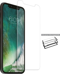 nevox, Nevox NEVOGLASS mit EASY APP, Schutzfolie transparent/schwarz, iPhone 12 Pro Max, nevox Displayschutzfolie »NEVOGLASS«, für iPhone 12 Pro Max