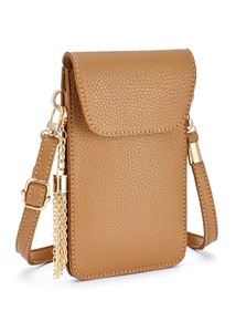 Lascana, LASCANA Umhängetasche, LASCANA Umhängetasche, mit Sichtfenster, Minibag, Handytasche, Crossbody Bag, VEGAN