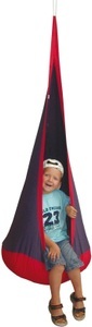 Roba, roba Hängesack aus Stoff, Hängesack (Farbe: rot/blau)