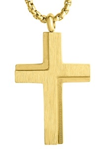 FIRETTI, Firetti Kette mit Anhänger »Kreuz«, Firetti Kette mit Anhänger »Schmuck Geschenk Kreuz«