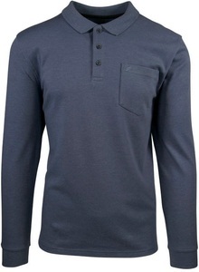 Daniel Hechter, Daniel Hechter Langarm-Poloshirt, mit Brusttasche, 