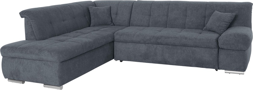 DOMO collection, DOMO collection Ecksofa, DOMO collection Ecksofa »Mona L-Form bequem und komfortabel, Breite 271cm, L-Form« wahlweise mit Bett- und Armlehnfunktion