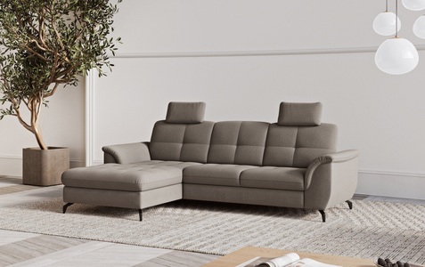 sit&more Ecksofa »Zora L-Form«, wahlweise mit Bettfunktion und Bettkasten