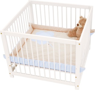 Hoppekids, Hoppekids Laufgitter »IDA-MARIE«, 3fach höhenverstellbar, mit Matratze und Spieldecke in 2 Farben, Hoppekids Laufgitter »IDA-MARIE«, 3fach höhenverstellbar, mit Matratze und Spieldecke in 2 Farben