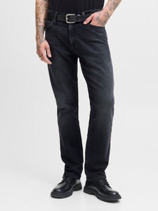 Jack & Jones Regular-fit-Jeans »JJICLARK im Used-Look, Stretchkomfort und niedrige Leibhöhe«, mit Abriebeffekten
